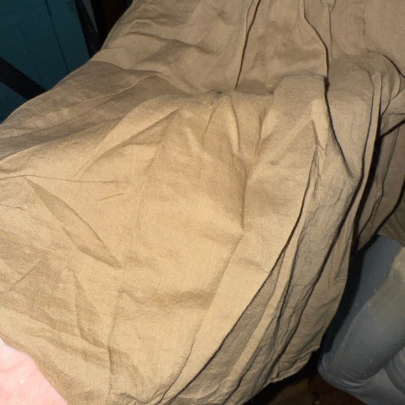 Brookstone Tan Button-Up Mini Dress - Picture 4 of 5